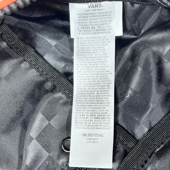 Vans Ward Crossbody Pack Bag Checkered Orange White Zippers Belt Fanny Pack New - Picture 8 of 12